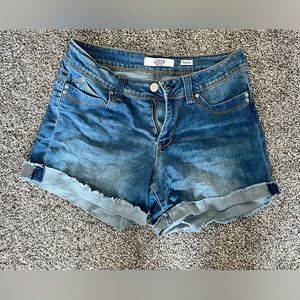 Light Wash Jean Shorts